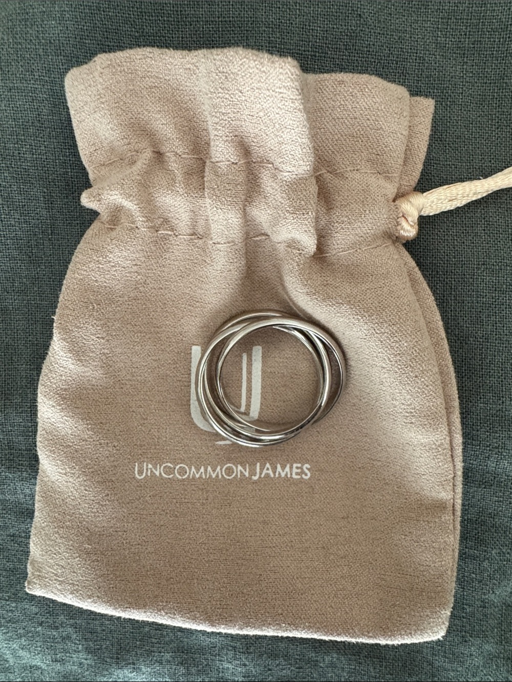 Uncommon James Silver Twisted Stackable Ring Set